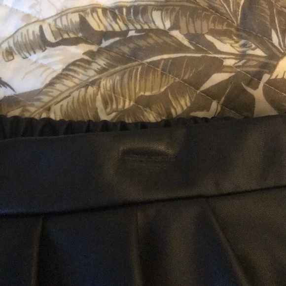 Cute black faux leather skirt! - Picture 4 of 4